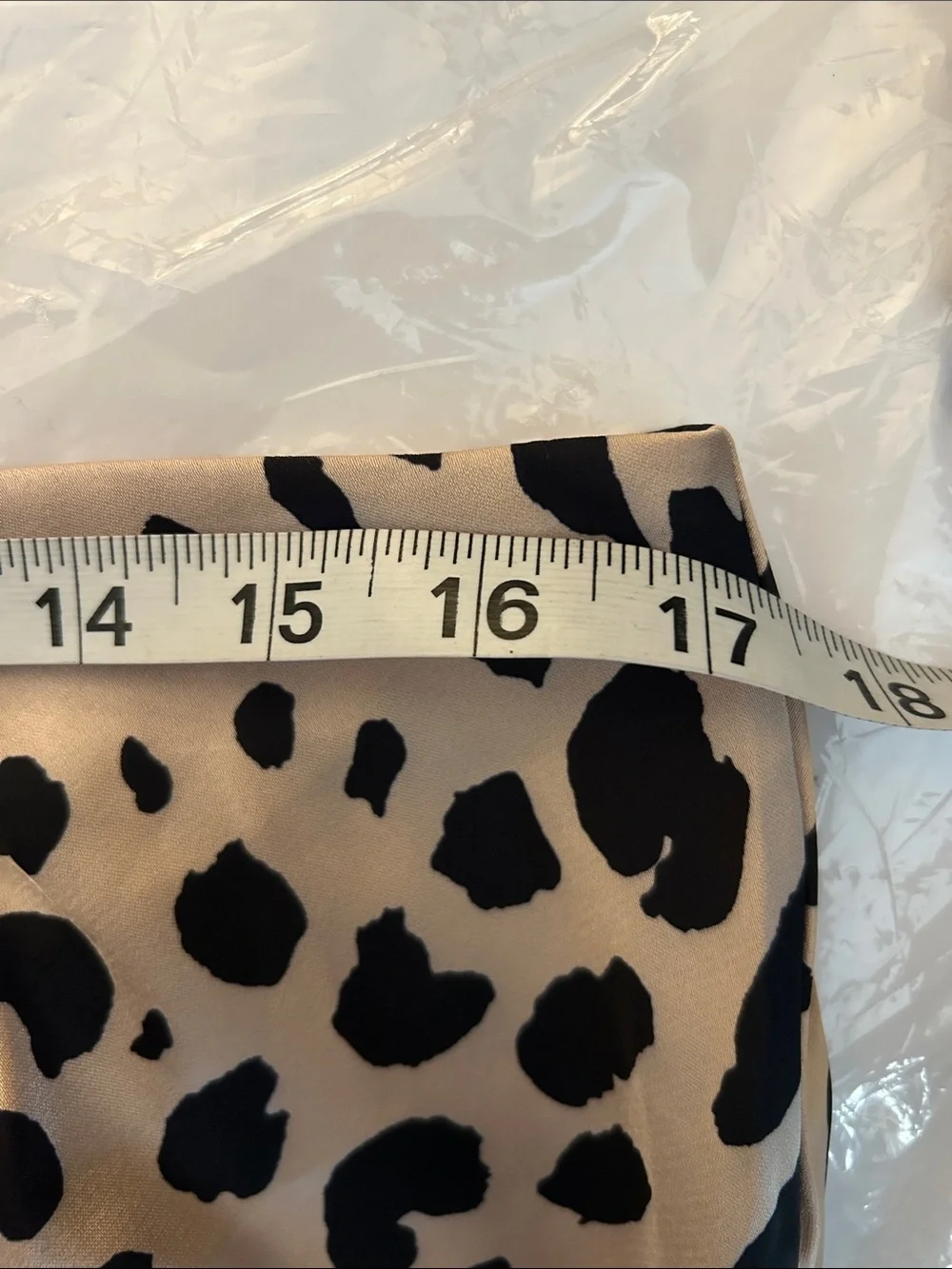 Leopard Print A-Line Midi Skirt - Picture 3 of 5